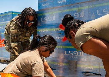 386th AEW Conducts Pallet Building Exercise