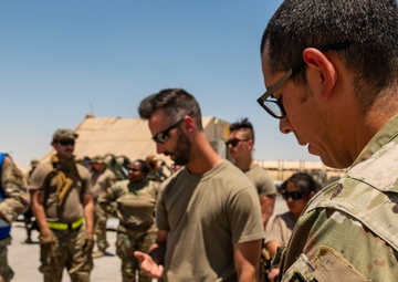 386th AEW Conducts Pallet Building Exercise