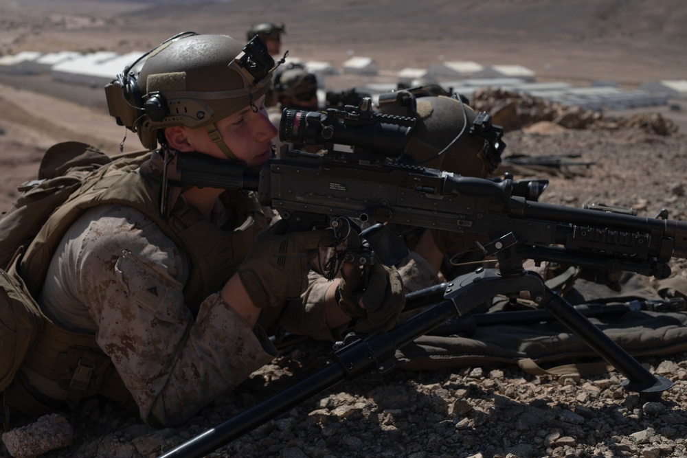 U.S. Marines conduct dry fire exercises during intrepid Maven 23.4