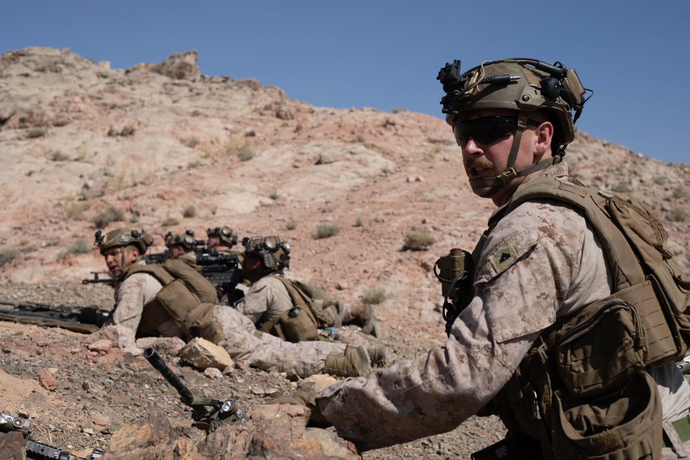 U.S Marines conduct dry fire exercises during intrepid Maven 23.4