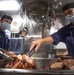 Royal New Zealand Navy Chefs Prepare Meal Aboard U.S. Coast Guard Cutter Stratton