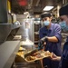 Royal New Zealand Navy Chefs Prepare Meal Aboard U.S. Coast Guard Cutter Stratton