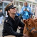 USS Oscar Austin CMC Judges Local Holiday Pet Show