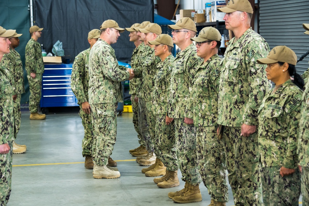 Port Security Unit 312 holds all-hands prior to Talisman Sabre 2023