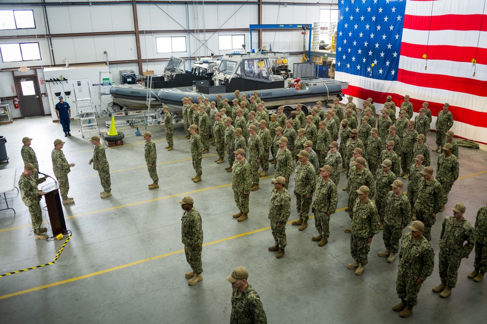 Port Security Unit 312 holds all-hands prior to Talisman Sabre 2023