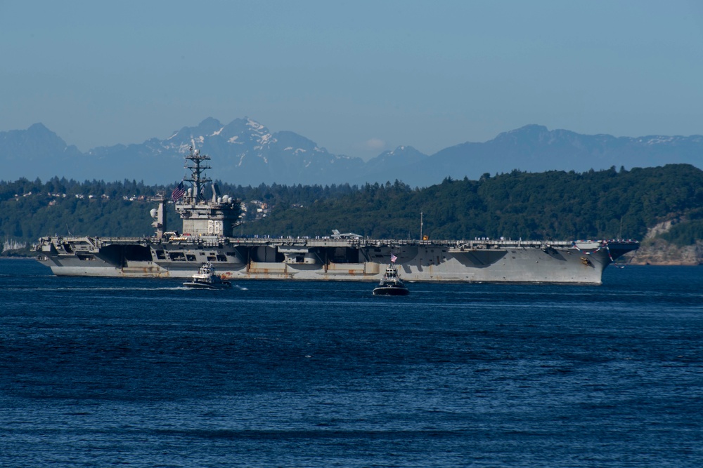 USS Nimitz Returns to Naval Base Kitsap-Bremerton