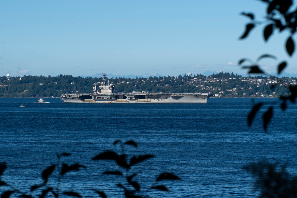 USS Nimitz Returns to Naval Base Kitsap-Bremerton