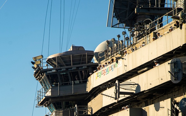 Nimitz Returns to Home Port