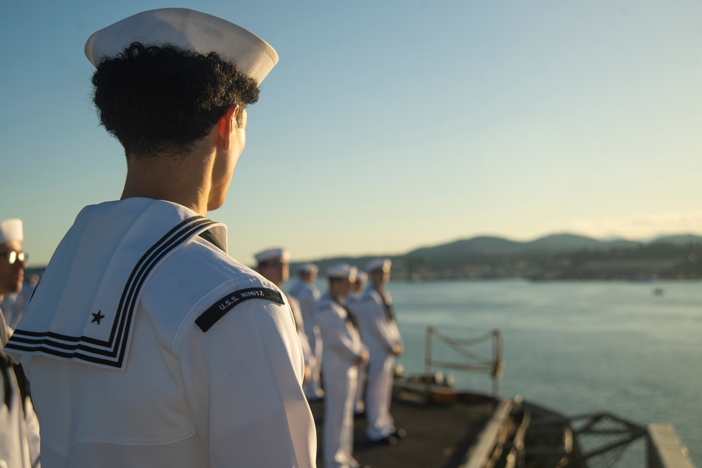 Nimitz Returns to Home Port