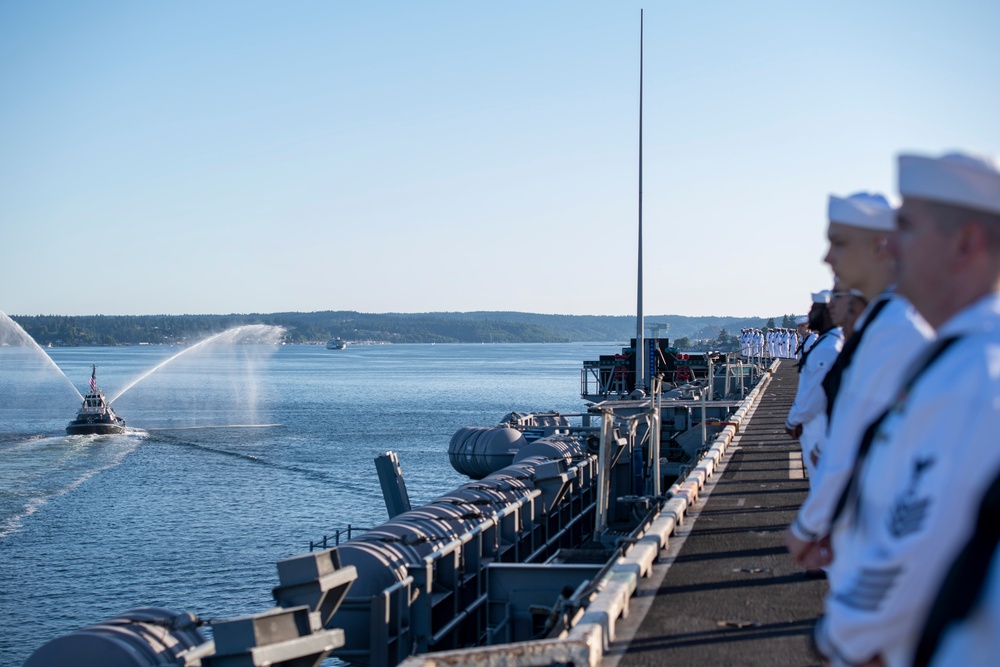 Nimitz Returns to Home Port