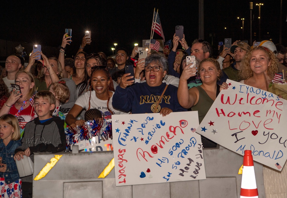 Nimitz Returns to Home Port