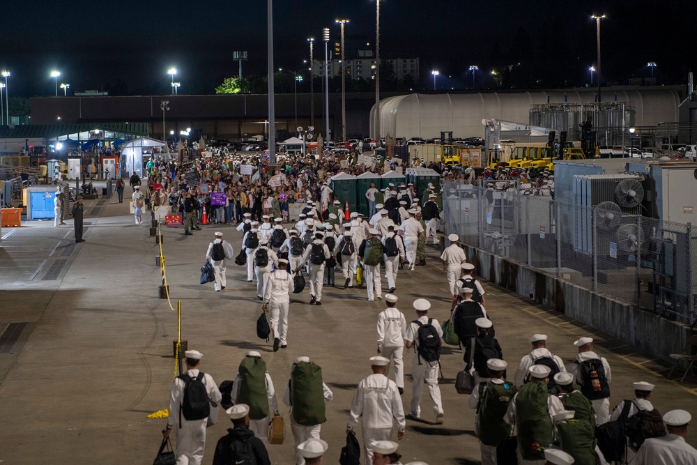 Nimitz Returns to Home Port