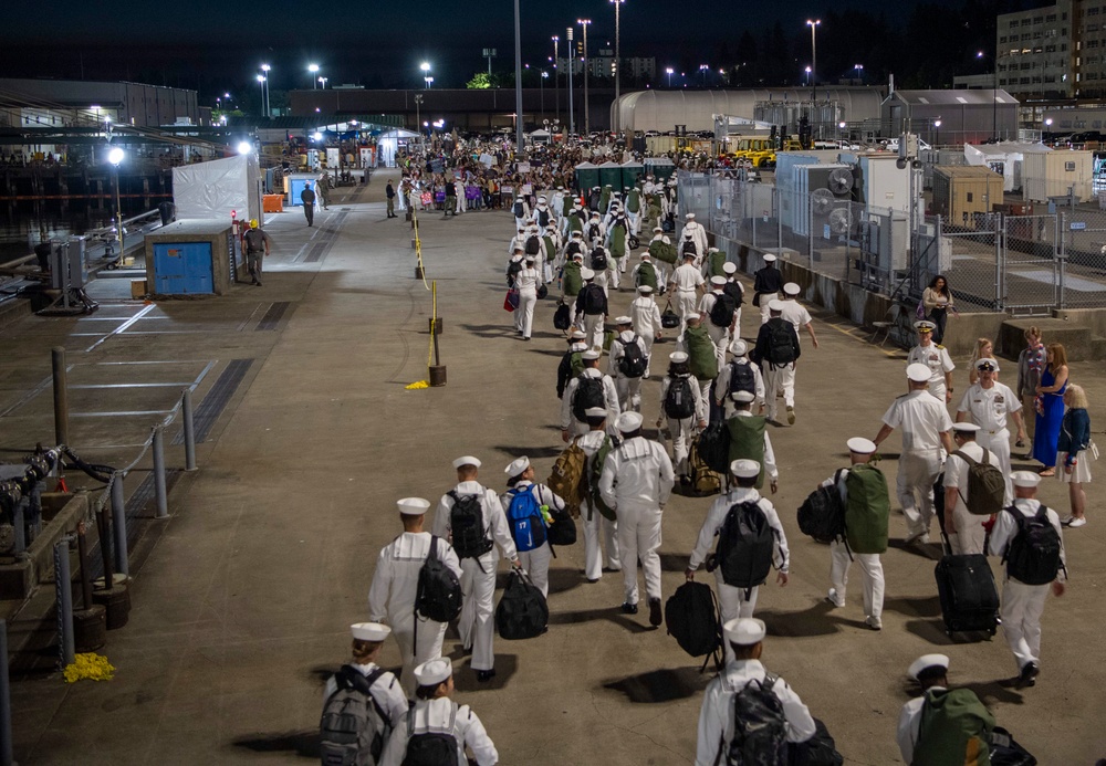 Nimitz Returns to Home Port