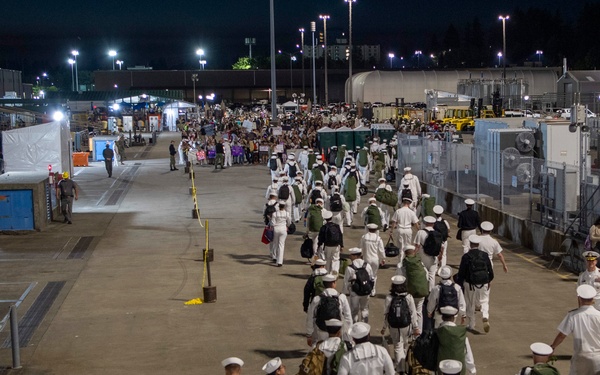 Nimitz Returns to Home Port