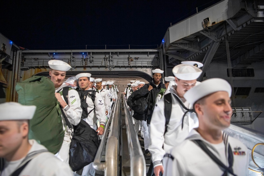 Nimitz Returns to Home Port