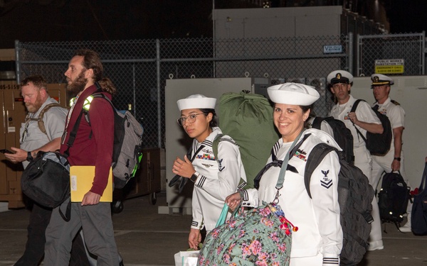 Nimitz Returns to Home Port