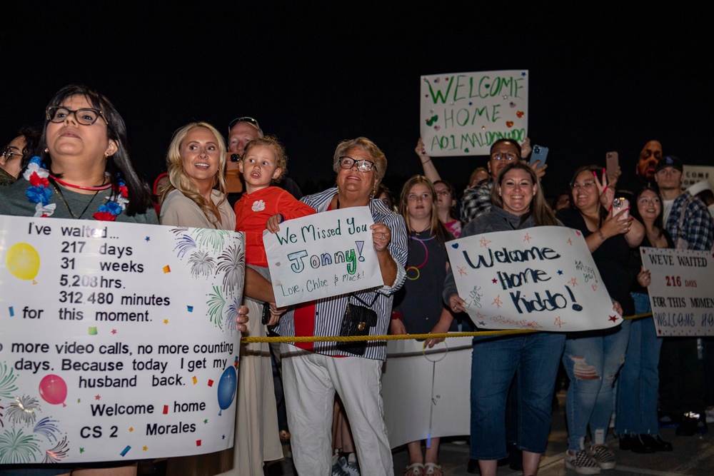 Nimitz Returns to Home Port