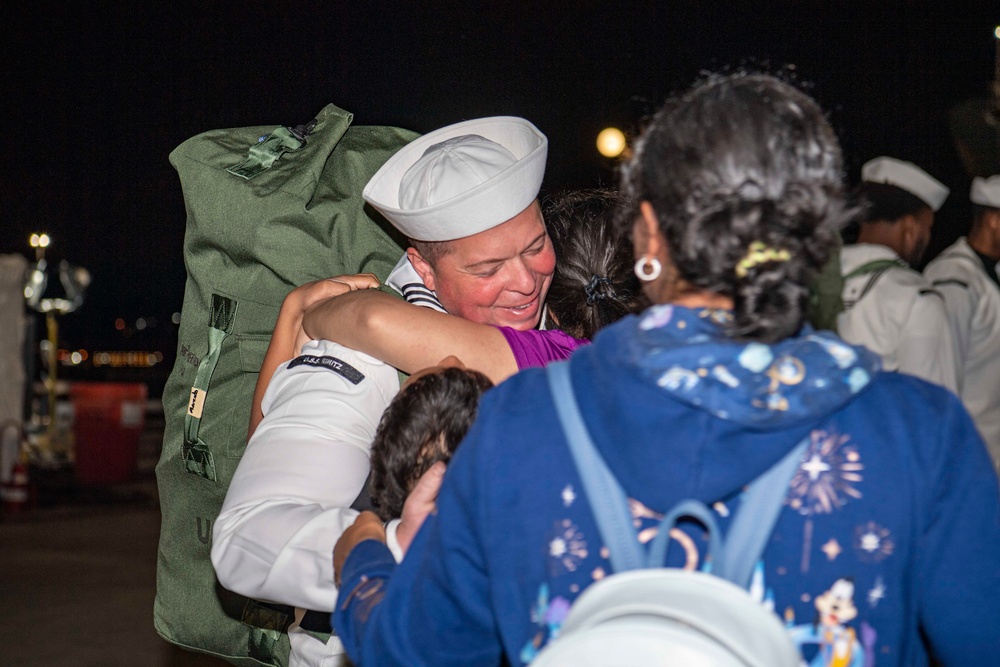 Nimitz Returns to Home Port