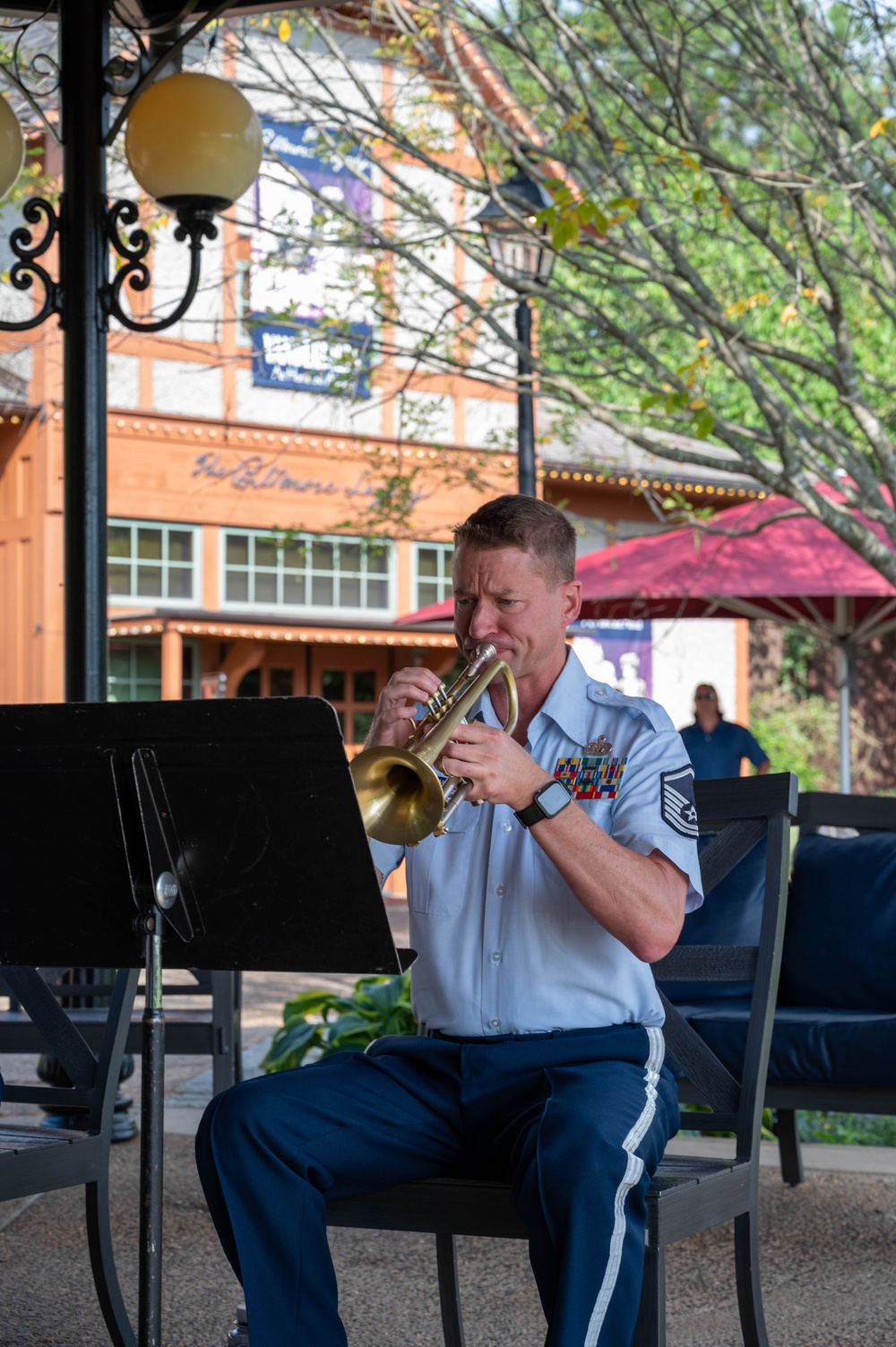 Air National Guard Band of the South and Midwest play at Biltmore Estate