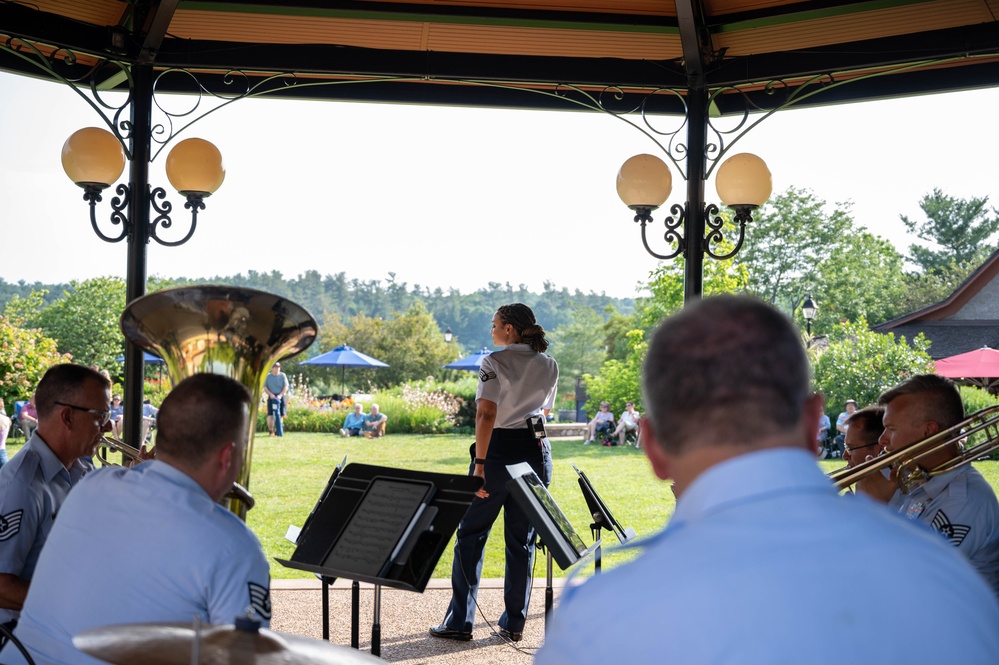 Air National Guard Band of the South and Midwest play at Biltmore Estate