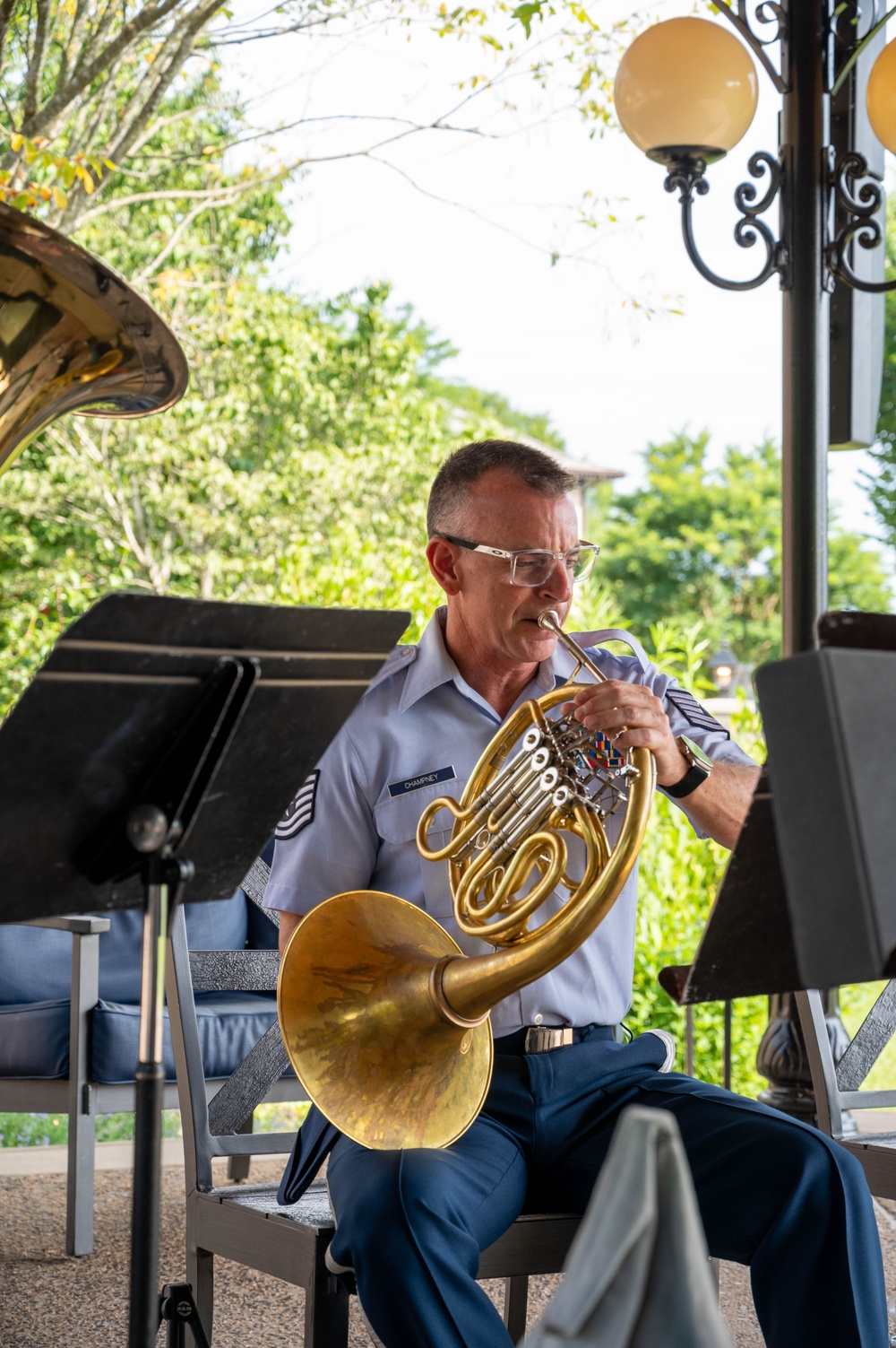 Air National Guard Band of the South and Midwest play at Biltmore Estate