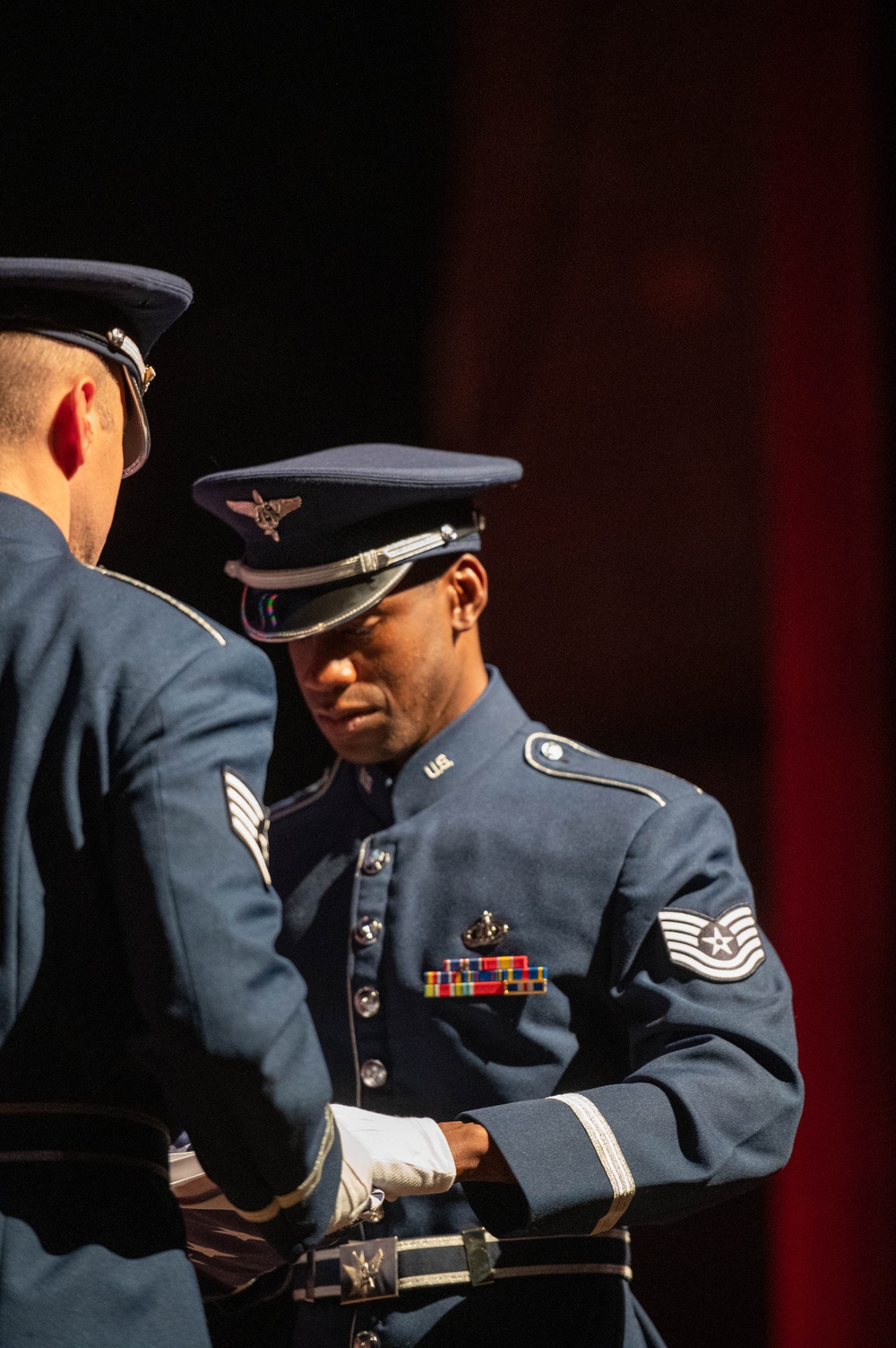 Air National Guard Band of the South and Midwest play in Morganton, North Carolina