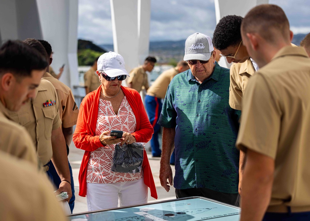 31st Navy Surgeon General Visits Arizona Memorial