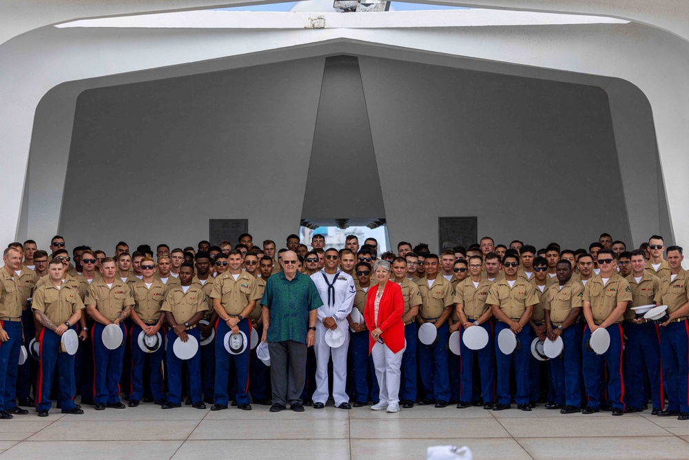 31st Navy Surgeon General Visits Arizona Memorial