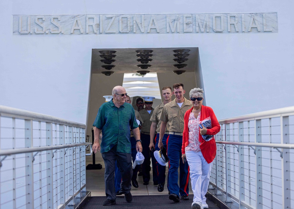 31st Navy Surgeon General Visits Arizona Memorial