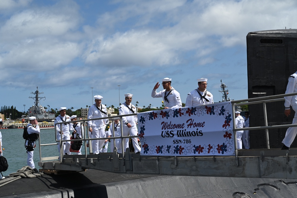 USS Illinois Returns