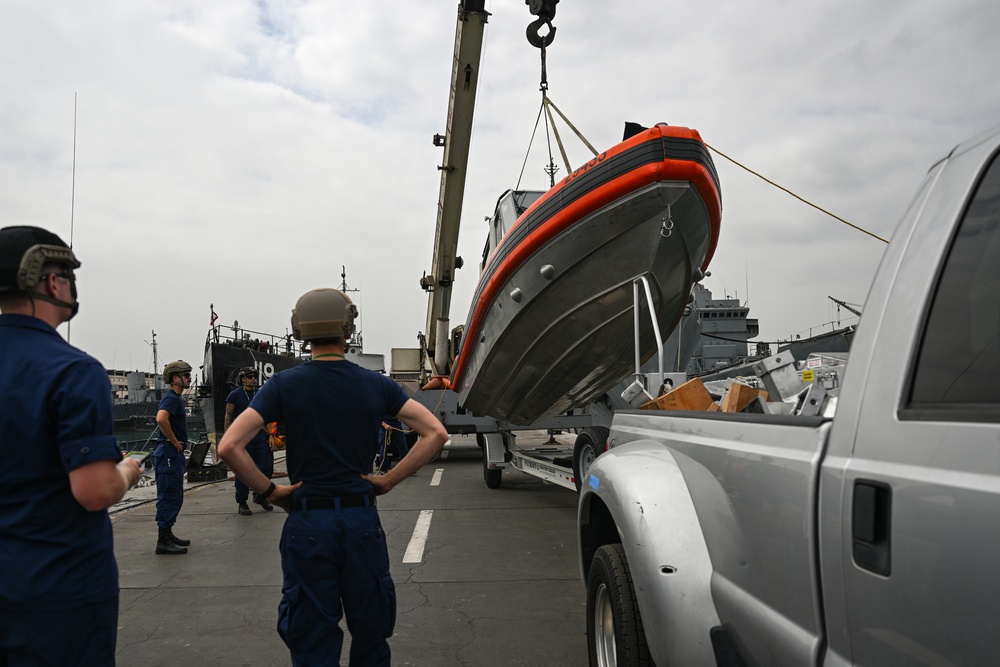 USCG Deploy Boats During Resolute Sentinel 2023