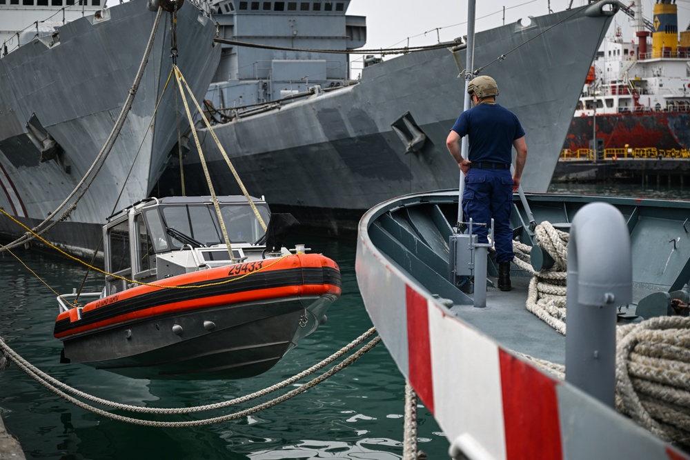 USCG Deploy Boats During Resolute Sentinel 2023