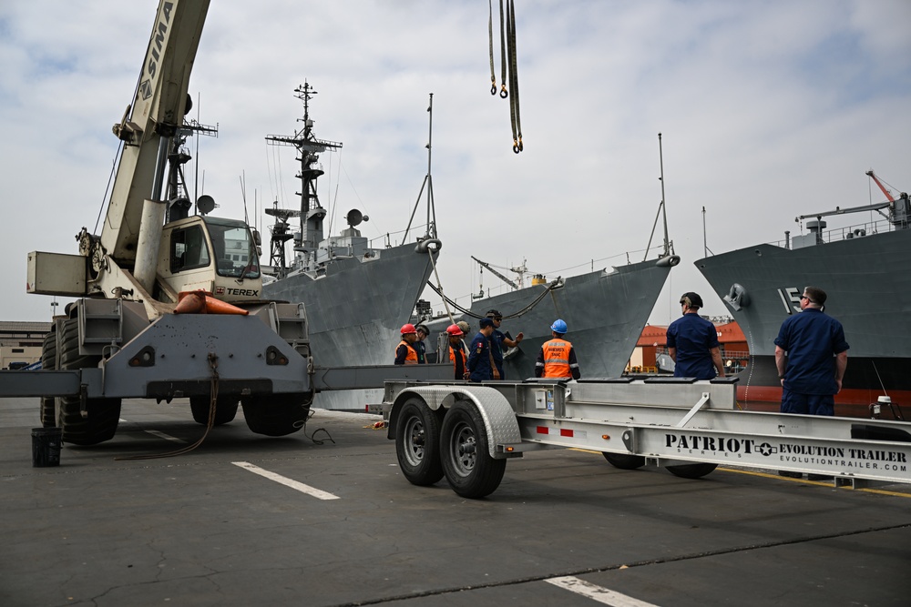 USCG Deploy Boats During Resolute Sentinel 2023