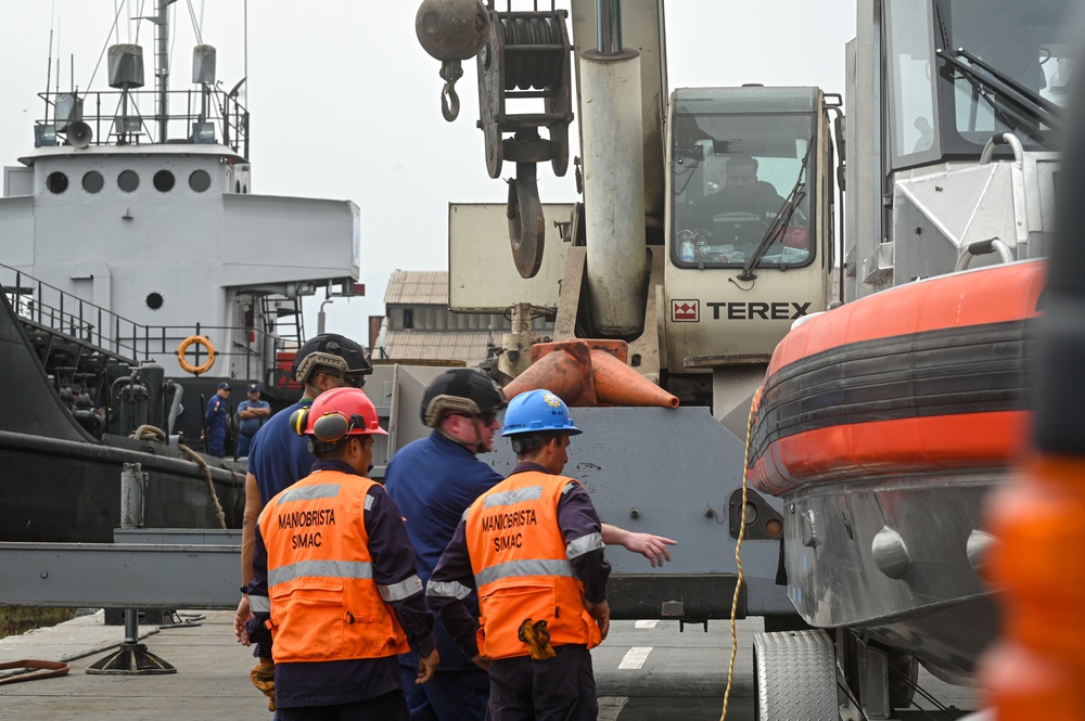 USCG Deploy Boats During Resolute Sentinel 2023