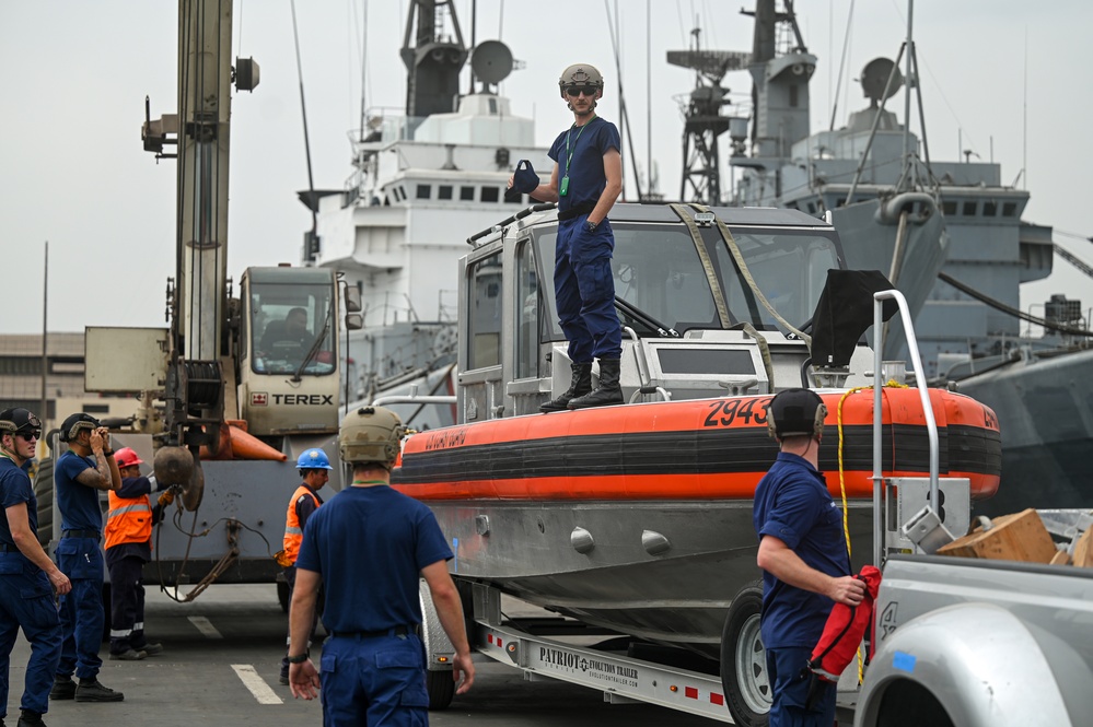 USCG Deploy Boats During Resolute Sentinel 2023