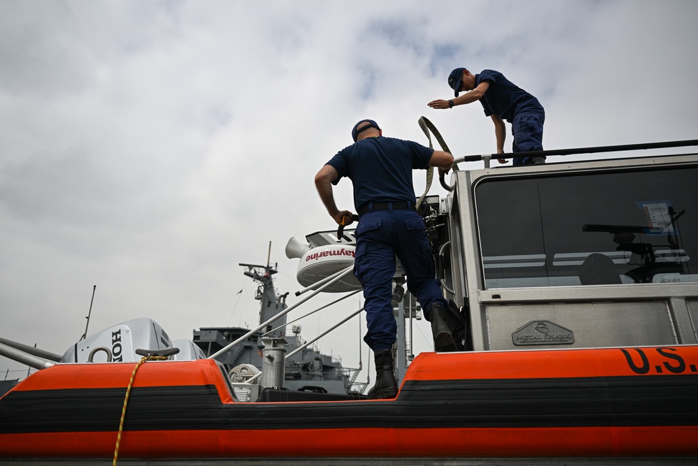 USCG Deploy Boats During Resolute Sentinel 2023