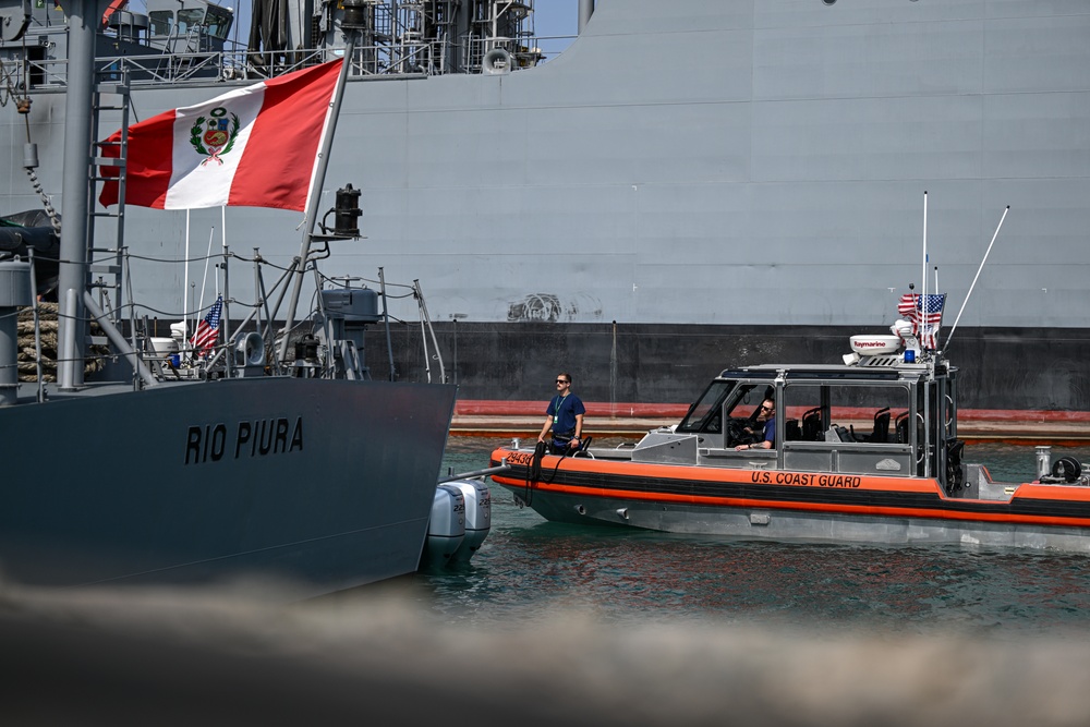 USCG Deploy Boats During Resolute Sentinel 2023