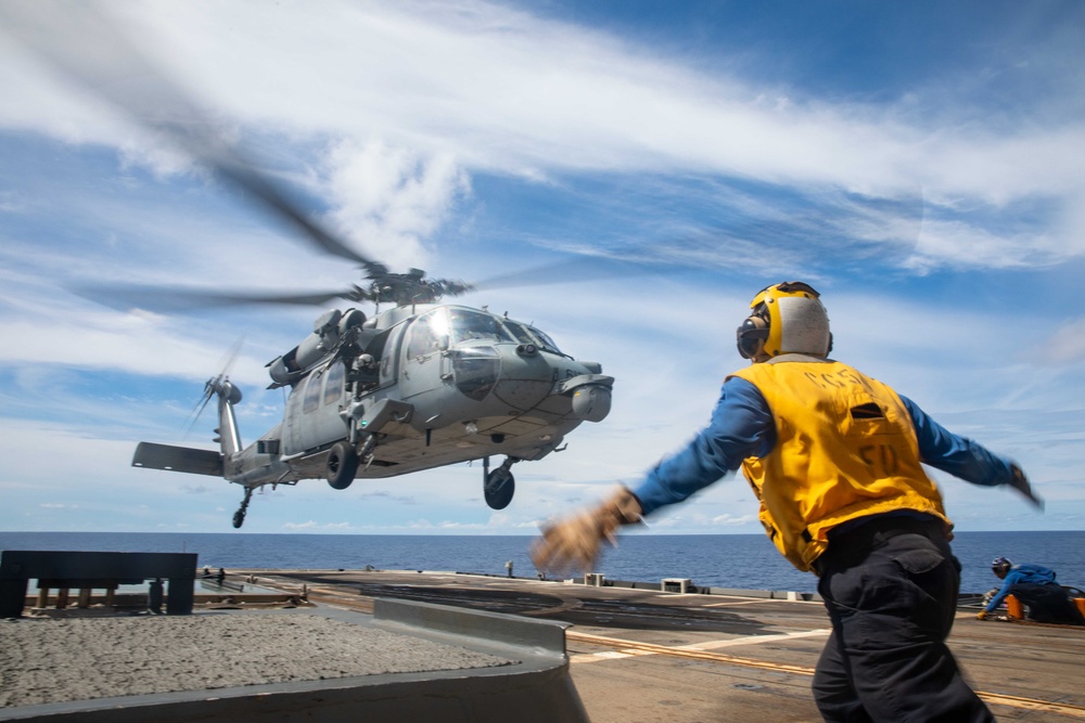 USS Antietam (CG 54) Flight Operations