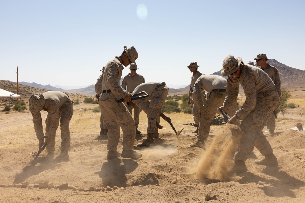 U.S. Marines conduct squad movement drills during Intrepid Maven 23.4