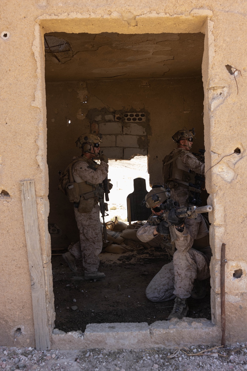 U.S. Marines conduct squad movement drills during Intrepid Maven 23.4