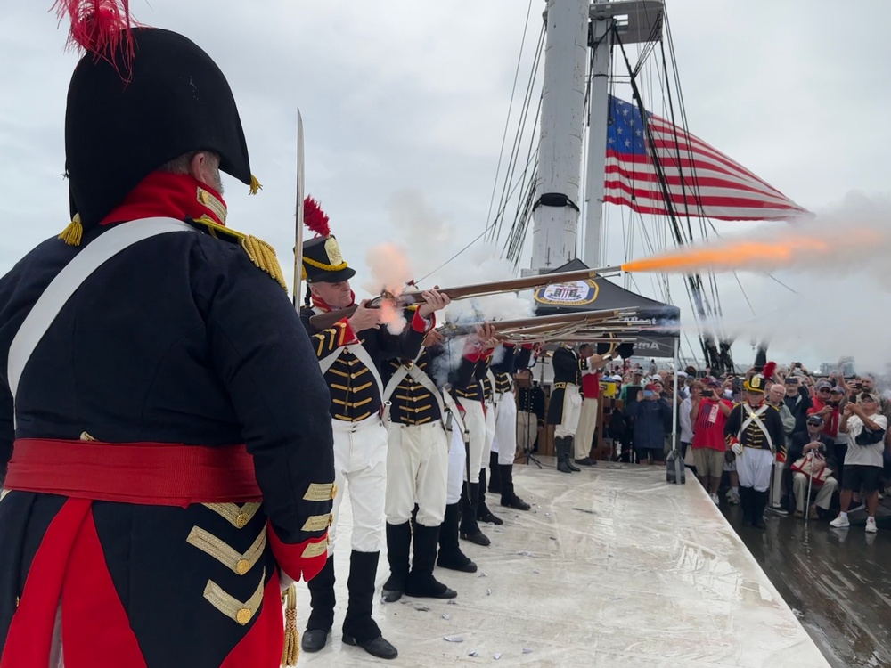 USS Constitution underway on July 4th