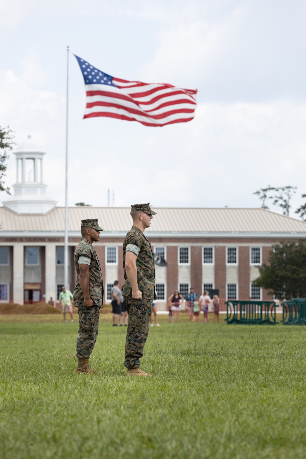 Independence Day 21-Gun Salute on MCB Camp Lejeune 2023