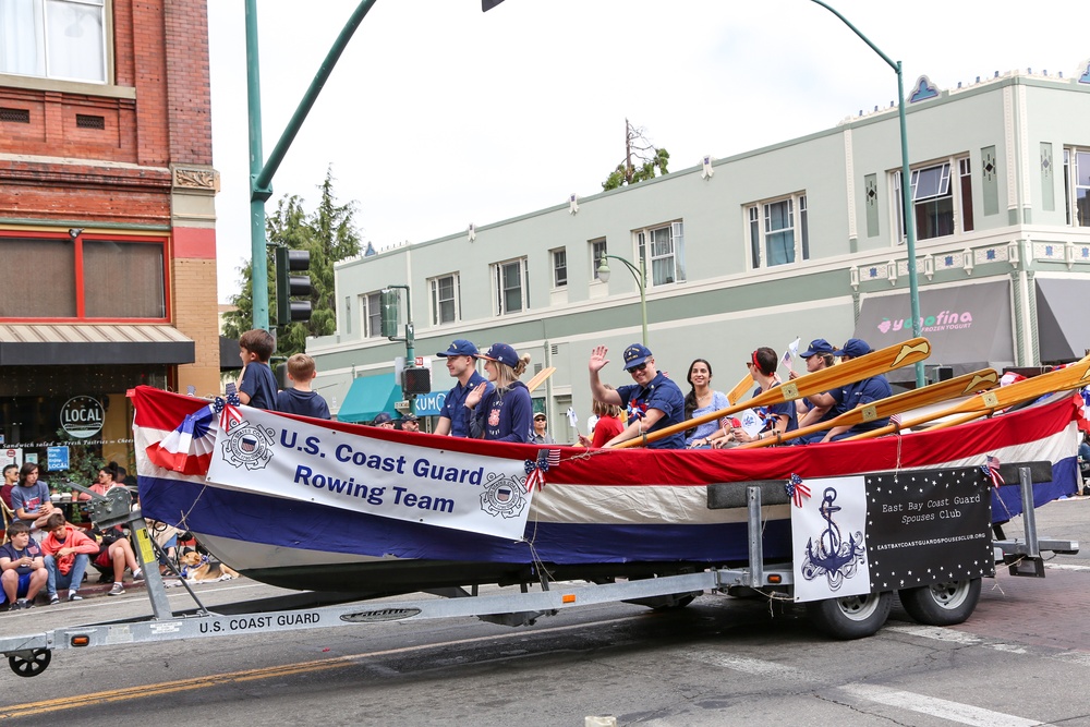 Coast Guard personnel across Bay Area participate in Alameda's 4th of July Parade