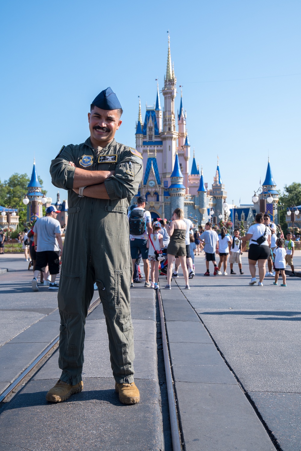 Air Force soars over Disney World for Fourth of July