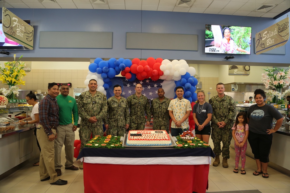 NSA Bahrain 4th of July Cake Cutting Ceremony