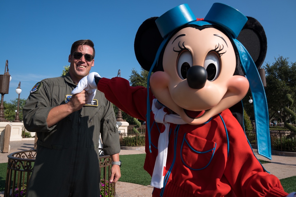 Air Force soars over Disney World for Fourth of July