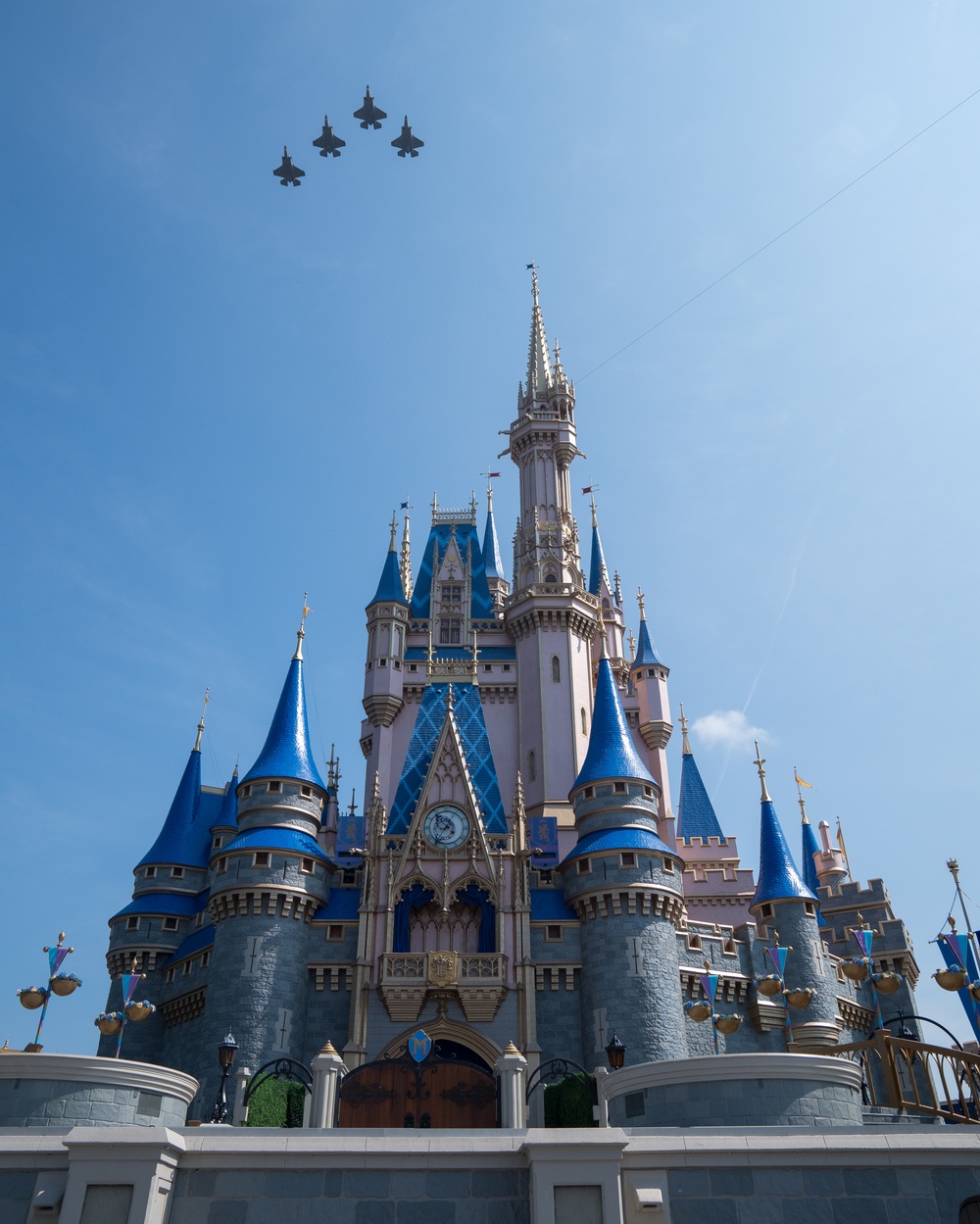 Air Force soars over Disney World for Fourth of July