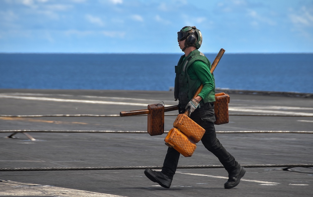 USS Ronald Reagan (CVN 76) conducts flight operations