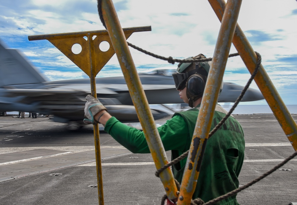 USS Ronald Reagan (CVN 76) conducts flight operations