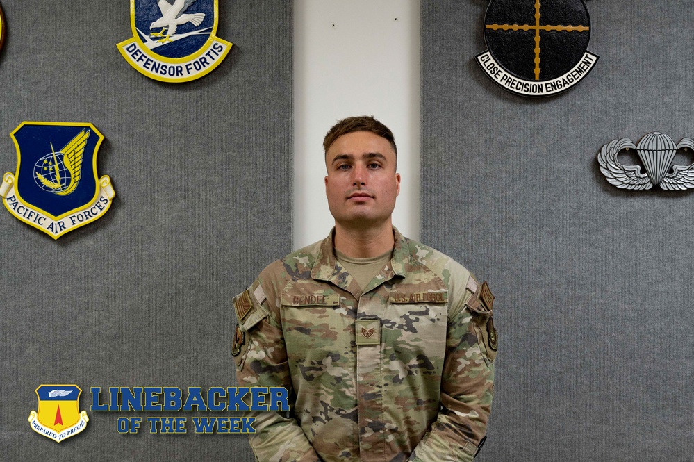 Linebacker of the Week: Staff Sgt. Brian Bendel